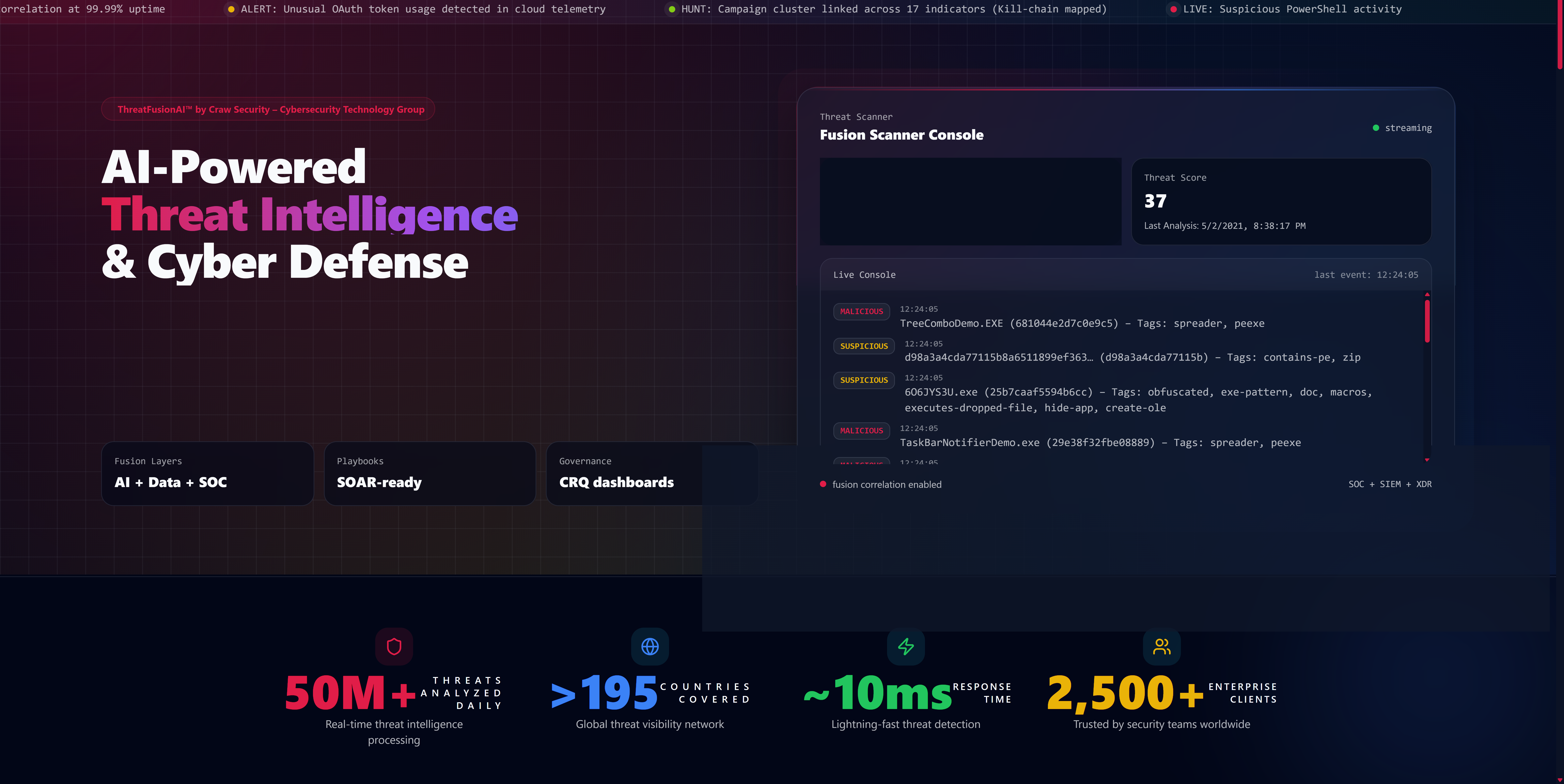 AI-Driven Threat Intelligence Hub